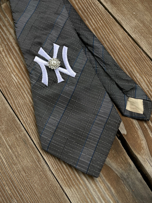 Cravatta Classic Grigia - Yankees Custom