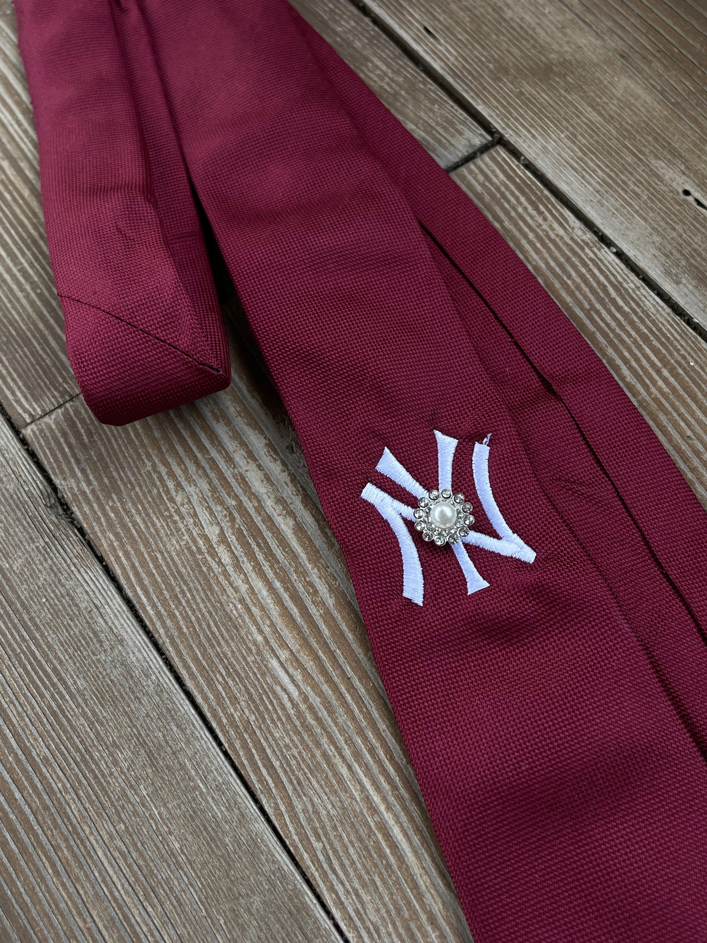 Cravattino Classic Bordeaux - Yankees Custom