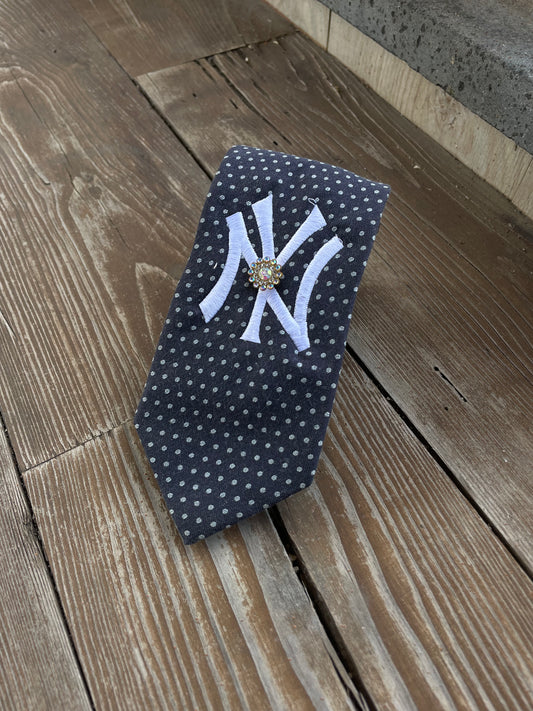 Cravattino Classic Grigio Pois - Yankees Custom