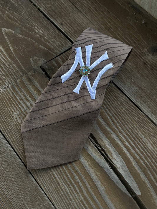 Cravatta Classic Marrone - Yankees Custom (Copia 8)