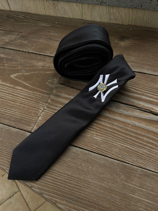 Cravattino Classic Nero - Yankees Custom