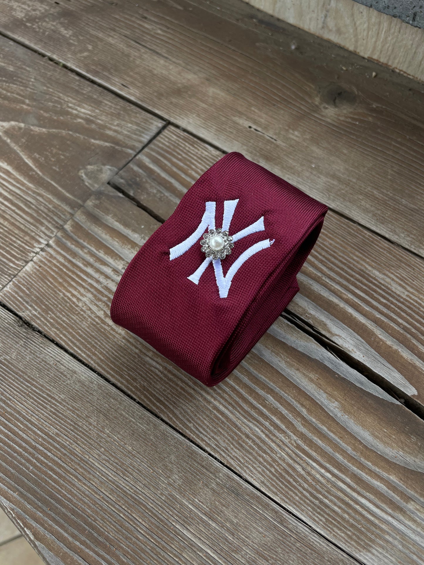 Cravattino Classic Bordeaux - Yankees Custom