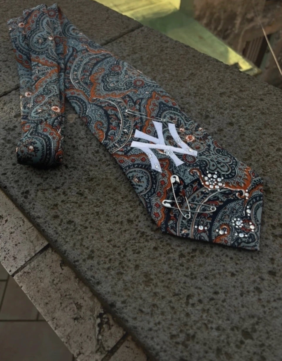 Cravatta Custom Drop - Yankees Premium